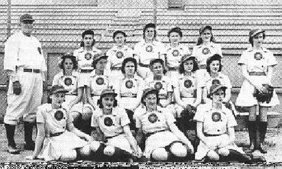 All-American Girls Professional Baseball Spring Training in Alexandria,  Virginia Circa 1940 