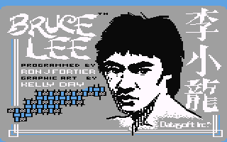 Commodore 64 title screen Bruce lee 01.gif