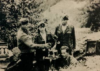 DSE fighters during mortar training