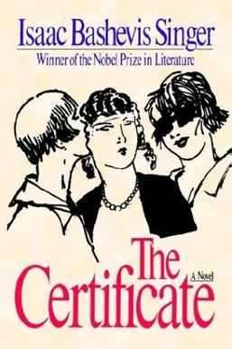 <i>The Certificate</i> Novel by Isaac Bashevis Singer