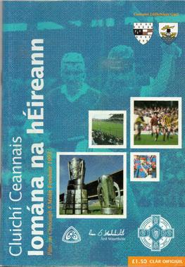 <span class="mw-page-title-main">1993 All-Ireland Senior Hurling Championship final</span> Football match
