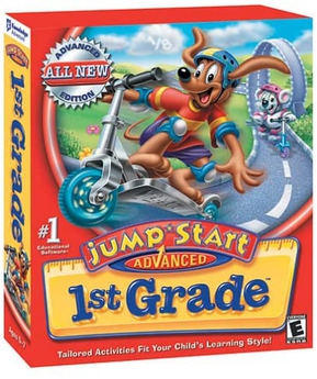 <i>JumpStart Advanced 1st Grade</i> 2002 educational video game