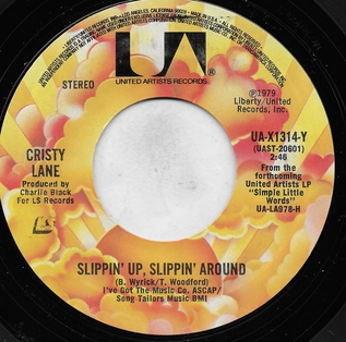 <span class="mw-page-title-main">Slippin' Up, Slippin' Around</span> 1979 single by Cristy Lane