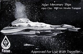 <i>Aslan Mercenary Ships</i> Science-fiction role-playing game supplement