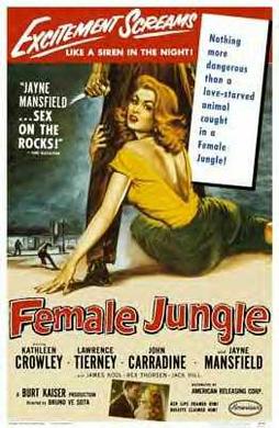 <i>Female Jungle</i> 1955 film by Bruno VeSota