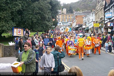 File:Malvern Fringe May Day procession down Church Street.jpg