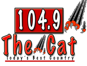 Former WZMR logo as 104.9 The Cat, 2010–2013