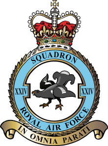 No. 24 Squadron RAF Flying squadron of the Royal Air Force