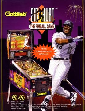 <i>Frank Thomas Big Hurt</i> Pinball machine