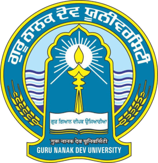 <span class="mw-page-title-main">Guru Nanak Dev University</span> Public university in Amritsar, India