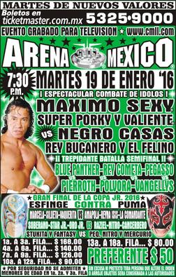 <span class="mw-page-title-main">La Copa Junior (2016)</span> Mexican professional wrestling tournament