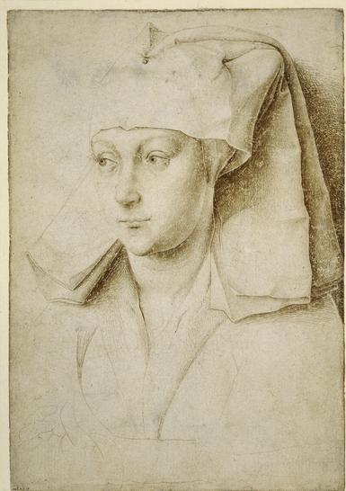 File:Rogier van der Weyden, Portrait of a Young Woman, a drawing.jpg