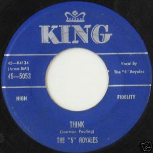 Think (The "5" Royales song) single by The "5" Royales