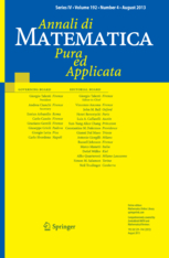 <i>Annali di Matematica Pura ed Applicata</i> Academic journal