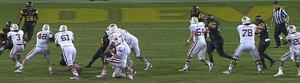 File:Joel Stave kneel vs ASU.jpg