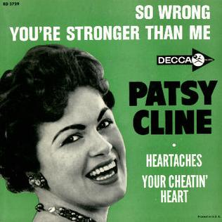 <i>So Wrong/Youre Stronger Than Me</i> 1962 EP by Patsy Cline