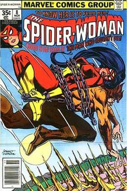 Cover for Spider-Woman #8 (November 1978). Art by Carmine Infantino and Steve Leialoha.