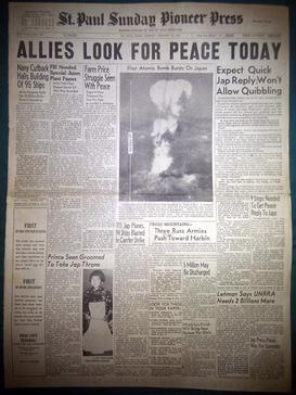 St. Paul, Minnesota. Pioneer Press newspaper cover story showing that  News Photo - Getty Images