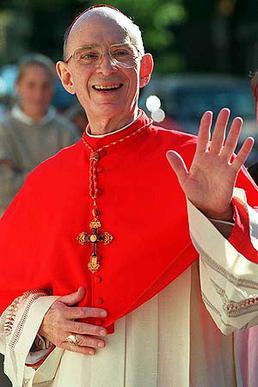 Cardinal Joseph Bernardin Cardinals Football Tee with Rhinestone