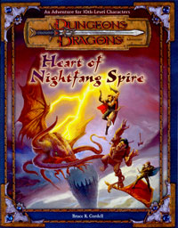 <i>Heart of Nightfang Spire</i> Dungeons & Dragons adventure module