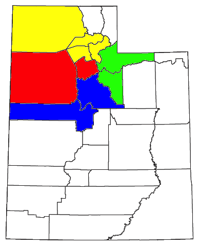 Location of the Salt Lake City–Provo–Ogden CSA and its components: .mw-parser-output .legend{page-break-inside:avoid;break-inside:avoid-column}.mw-parser-output .legend-color{display:inline-block;min-width:1.25em;height:1.25em;line-height:1.25;margin:1px 0;text-align:center;border:1px solid black;background-color:transparent;color:black}.mw-parser-output .legend-text{}  Salt Lake City, UT MSA   Ogden–Clearfield, UT MSA   Provo–Orem, UT MSA   Heber, UT MSA