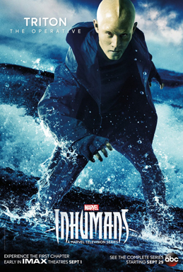 Character poster of Mike Moh as Triton for the television series, Inhumans.