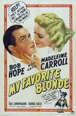 <i>My Favorite Blonde</i> 1942 film