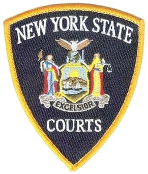 Court Officer Shoulder Patch State of New York first version