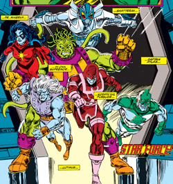 <span class="mw-page-title-main">Starforce</span> Fictional team in Marvel Comics and related media