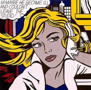 <i>M-Maybe</i> Painting by Roy Lichtenstein