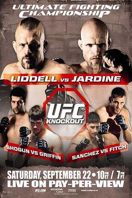 <span class="mw-page-title-main">UFC 76</span> UFC mixed martial arts event in 2007