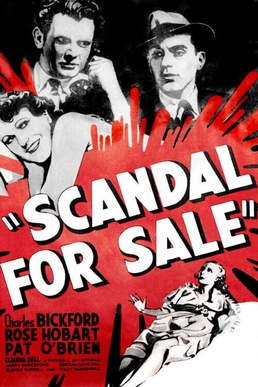 <i>Scandal for Sale</i> 1932 film