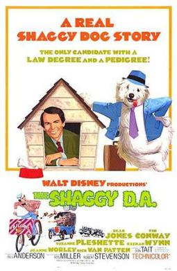 <i>The Shaggy D.A.</i> 1976 film directed by Robert Stevenson