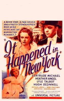 <i>It Happened in New York</i> 1935 film by Alan Crosland