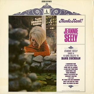 <i>Thanks, Hank!</i> 1967 studio album by Jeannie Seely