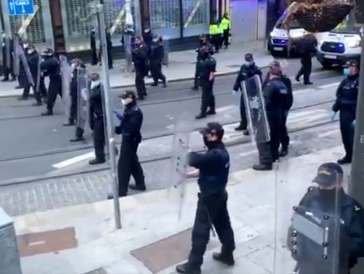 File:COVID-19 Dublin Riot Police responding to anti-social behaviour riots - June 2021.png