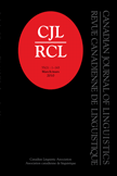 <i>Canadian Journal of Linguistics</i> Academic journal