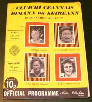 <span class="mw-page-title-main">1972 All-Ireland Senior Hurling Championship final</span> Football match