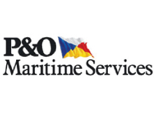 Former logo of P&O Maritime Services, prior to the merger. P&O Maritime Services logo.jpg