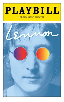 File:The Playbill cover for the 2005 Broadway musical "Lennon".jpg