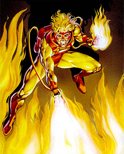 ghost rider vs human torch