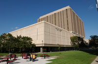 Scott Hall is the main building that centers the medical education at WSU-SOM Scotthallresized.jpg