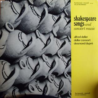 <i>Shakespeare Songs</i> (Alfred Deller album) 1967 studio album by Alfred Deller