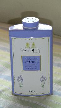 Yardley English Lavender Talcum Powder Yardley English Lavender Talcum Powder 250g can.JPG