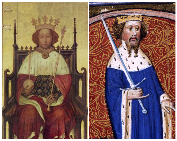 File:Two consecutive kings of England, Richard II and Henry IV.png