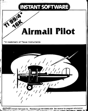 <i>Airmail Pilot</i> 1979 video game