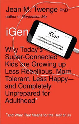 <i>iGen</i> (book) 2017 nonfiction book by Jean Twenge
