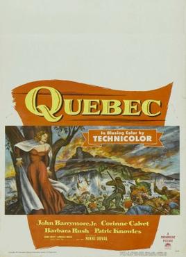 <i>Quebec</i> (1951 film) 1951 American historical drama directed by George Templeton