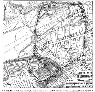 File:Plan of (L)Ibida town and the position where the Basilica is located.png