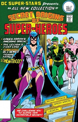 Helena's debut on the cover of DC Super Stars #17. Art by Joe Staton.